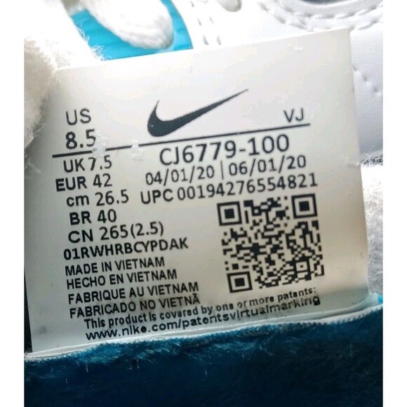 Nike Air Max 90 Shoes Men\'s Size 8.5  Laser Blue Black White Multicolor main image 11